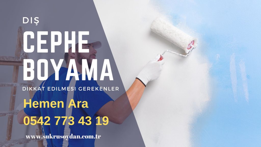 dış cephe boyama fiyatları
