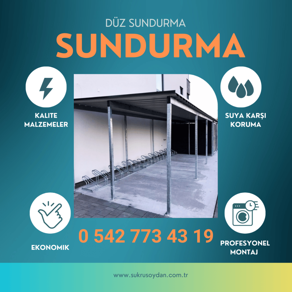 düz sundurma modeli